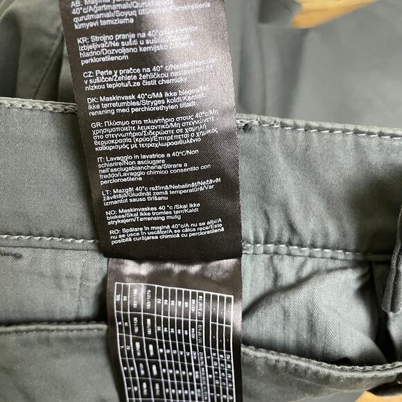 Porsche Design Mens Pants 48 32x32 Green Chino Trousers Flat Front Casual Cotton - Picture 12 of 12